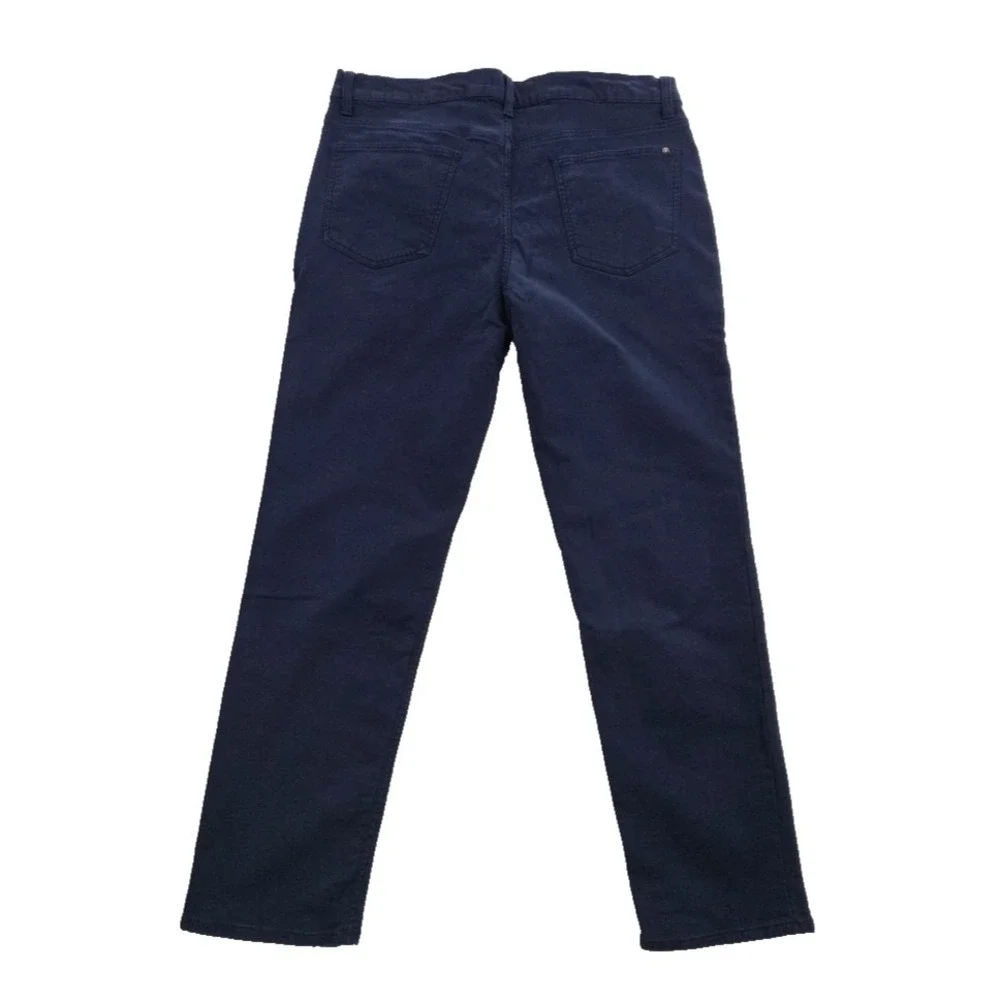 Banana Republic Core Pants Men's 36x30 Navy Blue 5 Pocket Design Stretch Comfort - Picture 2 of 15